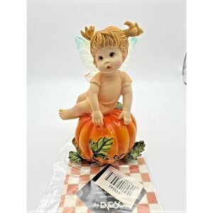 My Little Kitchen Fairies 113343 Little Pumpkin Fairie 2003‎ C 3x4 Inches NWB